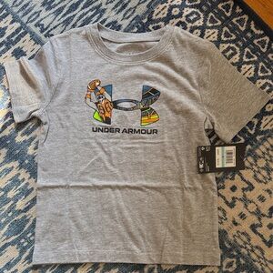 Under Armour Kids Gray Sports Graphic Tee